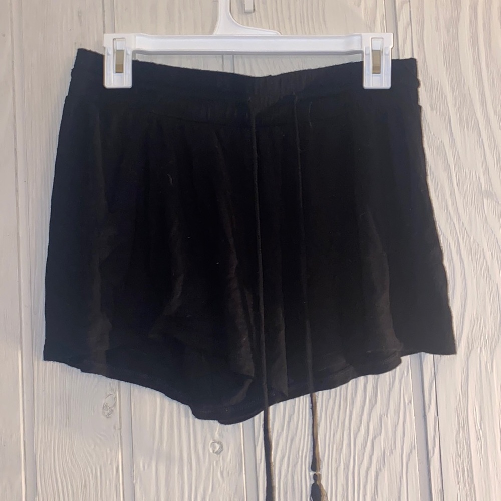 Black Soft Lounging Shorts